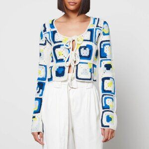 NO LONGER AVAILABLE SEA Hayden crocheted wool-blend cardigan, Size Medium